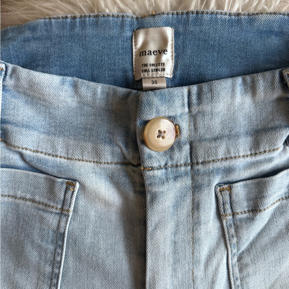 Maeve Light Blue High Rise Women’s Jeans